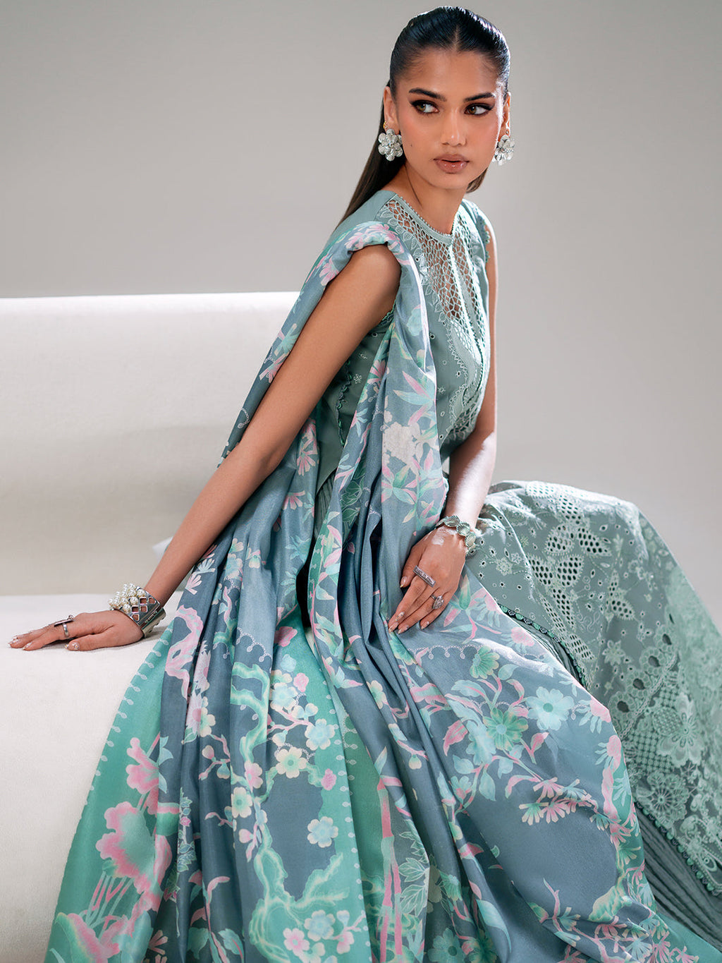 BIn ilyas | Amour Luxury Lawn '26 | 181-A