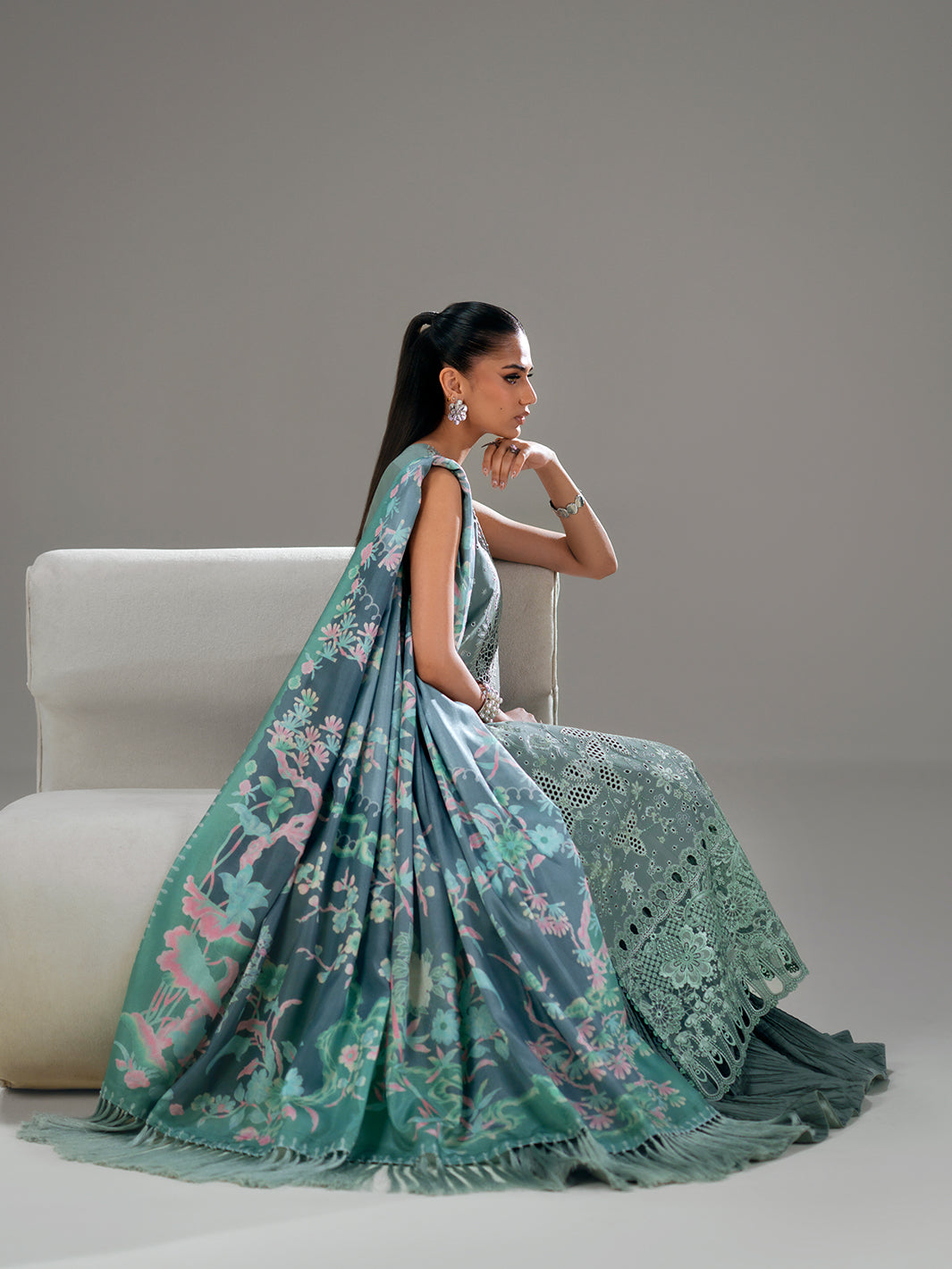 BIn ilyas | Amour Luxury Lawn '26 | 181-A