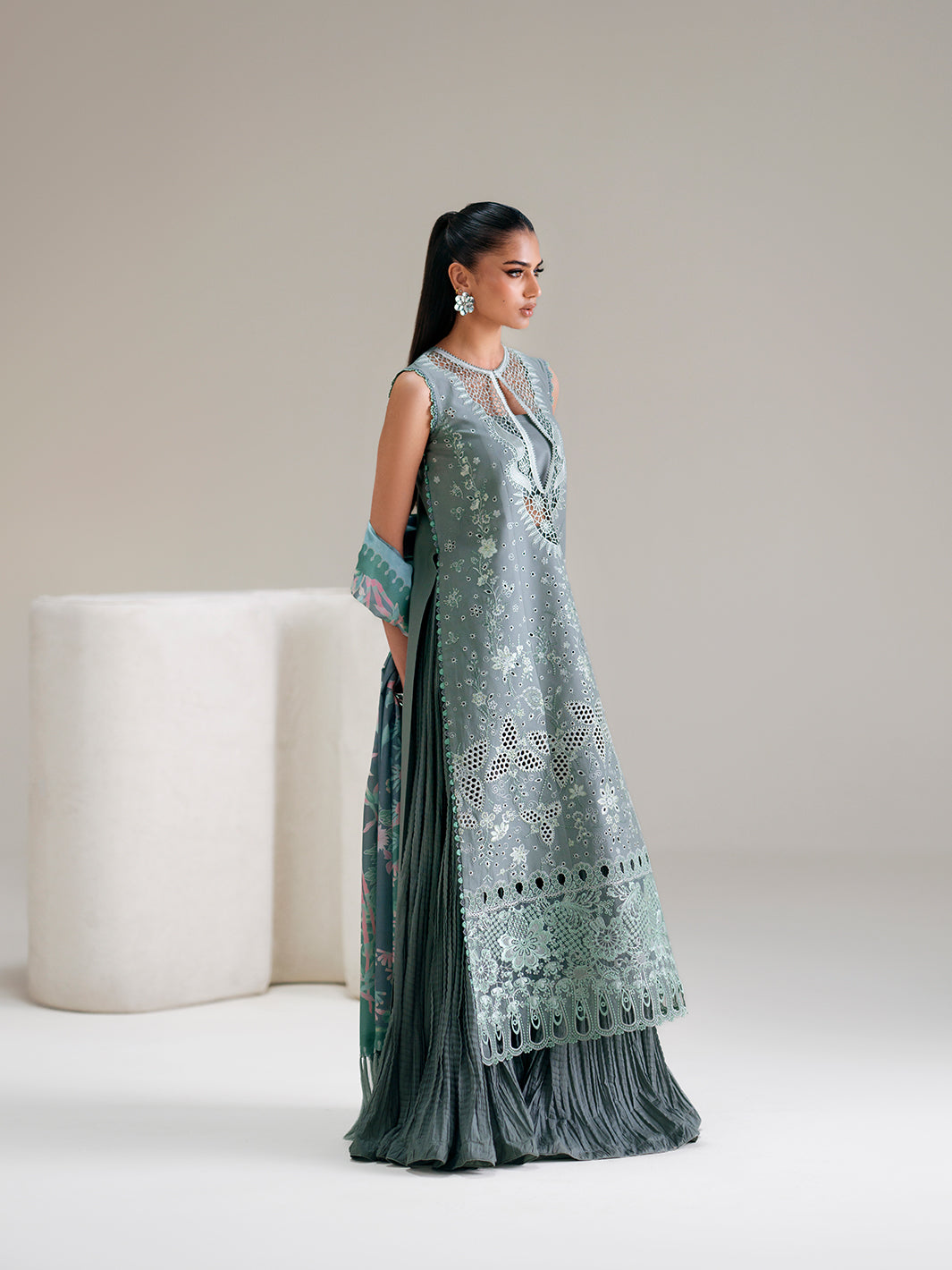 BIn ilyas | Amour Luxury Lawn '26 | 181-A