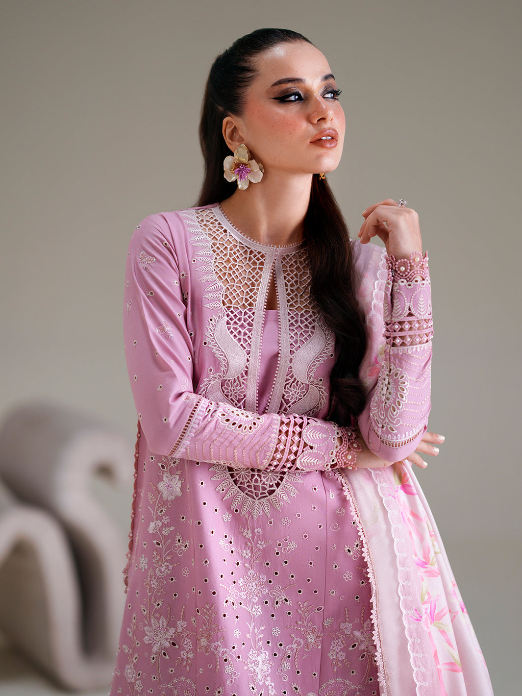BIn ilyas | Amour Luxury Lawn '26 | 181-B