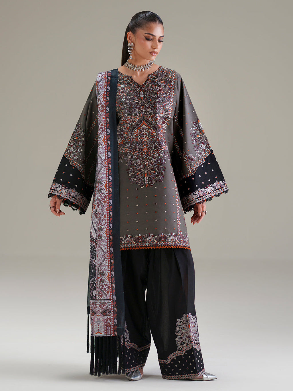BIn ilyas | Amour Luxury Lawn '26 | 182-A