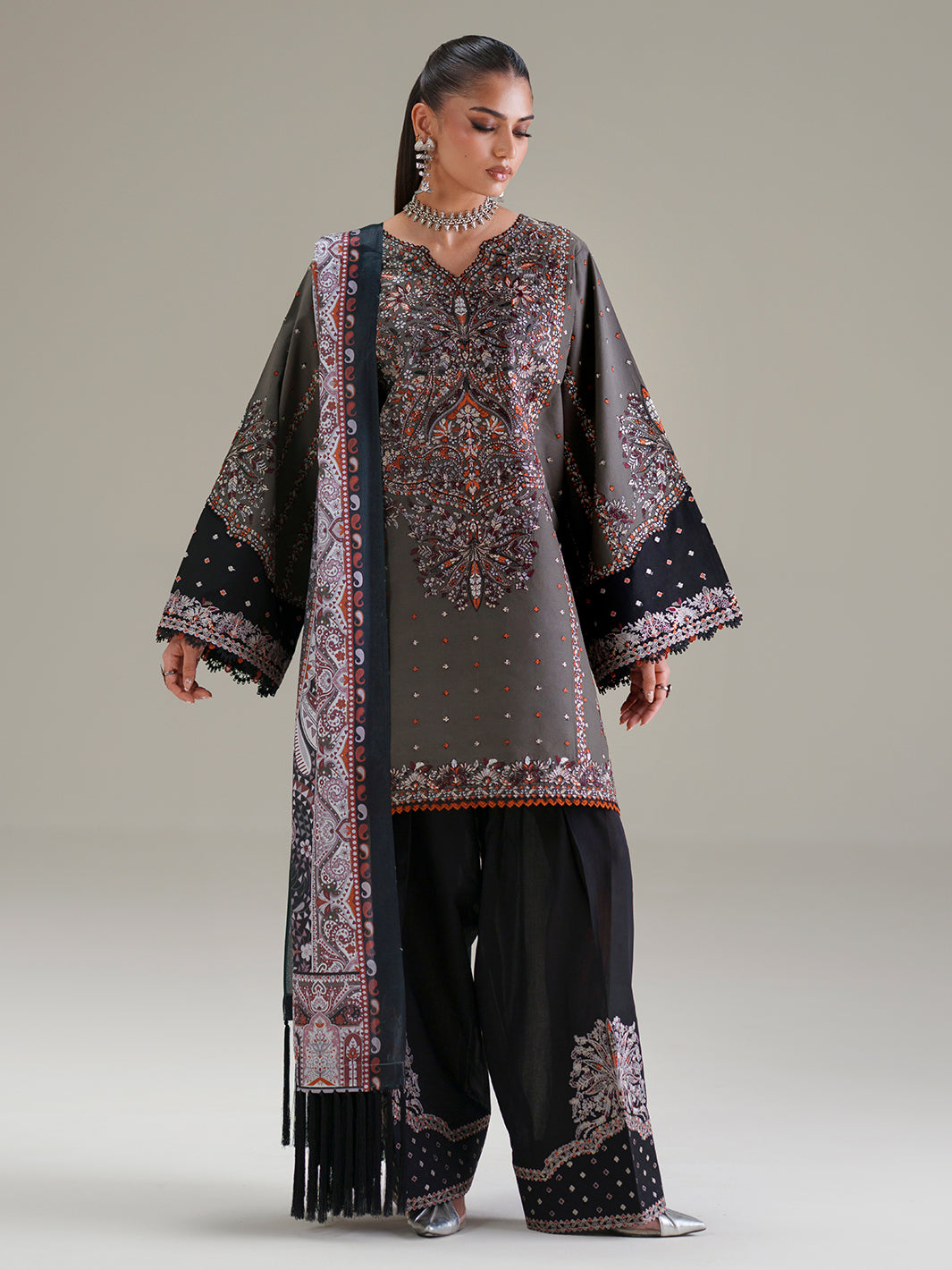 BIn ilyas | Amour Luxury Lawn '26 | 182-A
