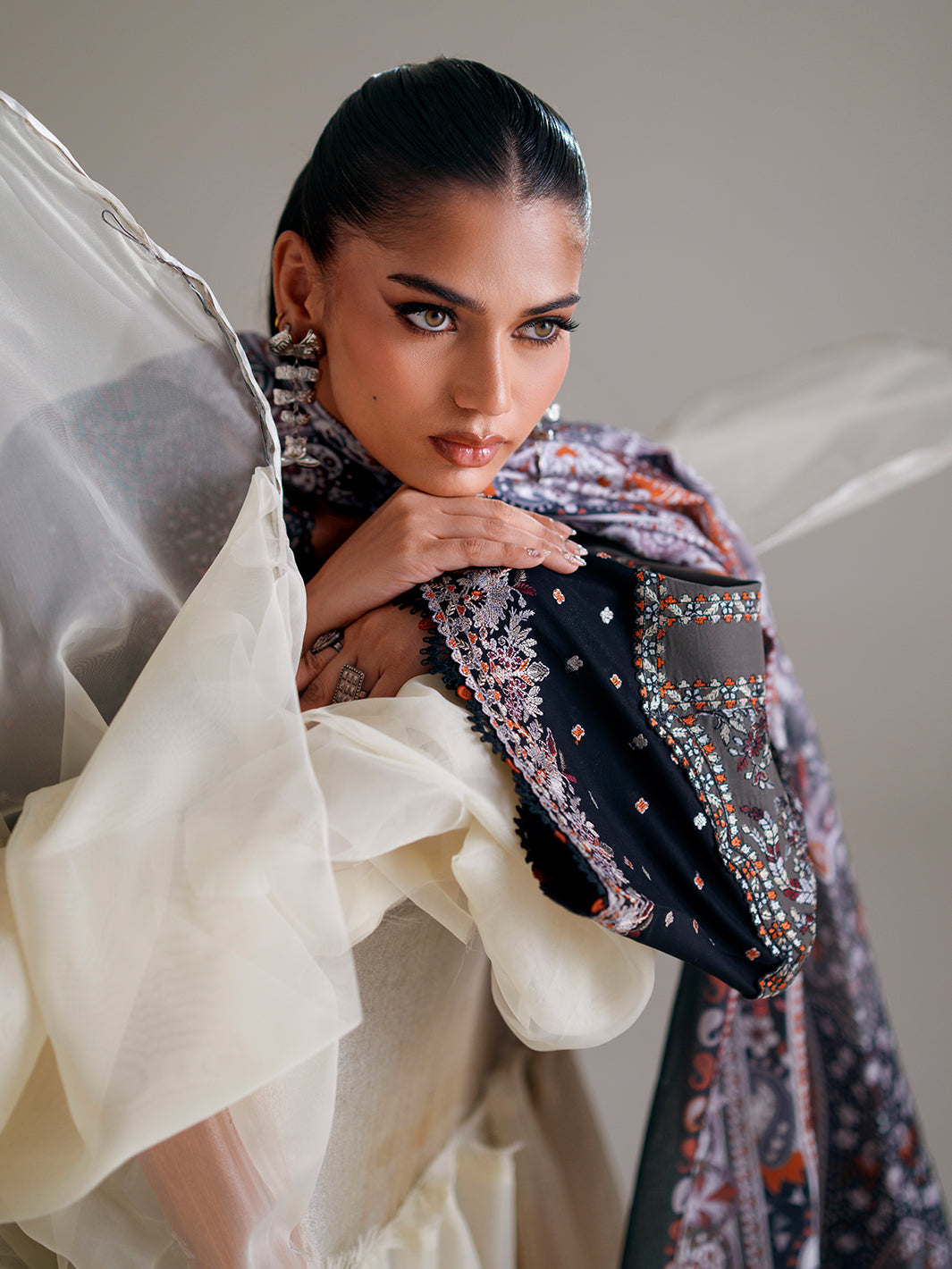 BIn ilyas | Amour Luxury Lawn '26 | 182-A