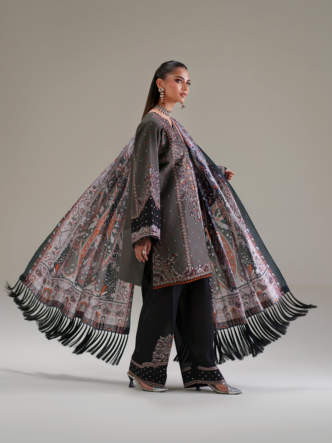 BIn ilyas | Amour Luxury Lawn '26 | 182-A