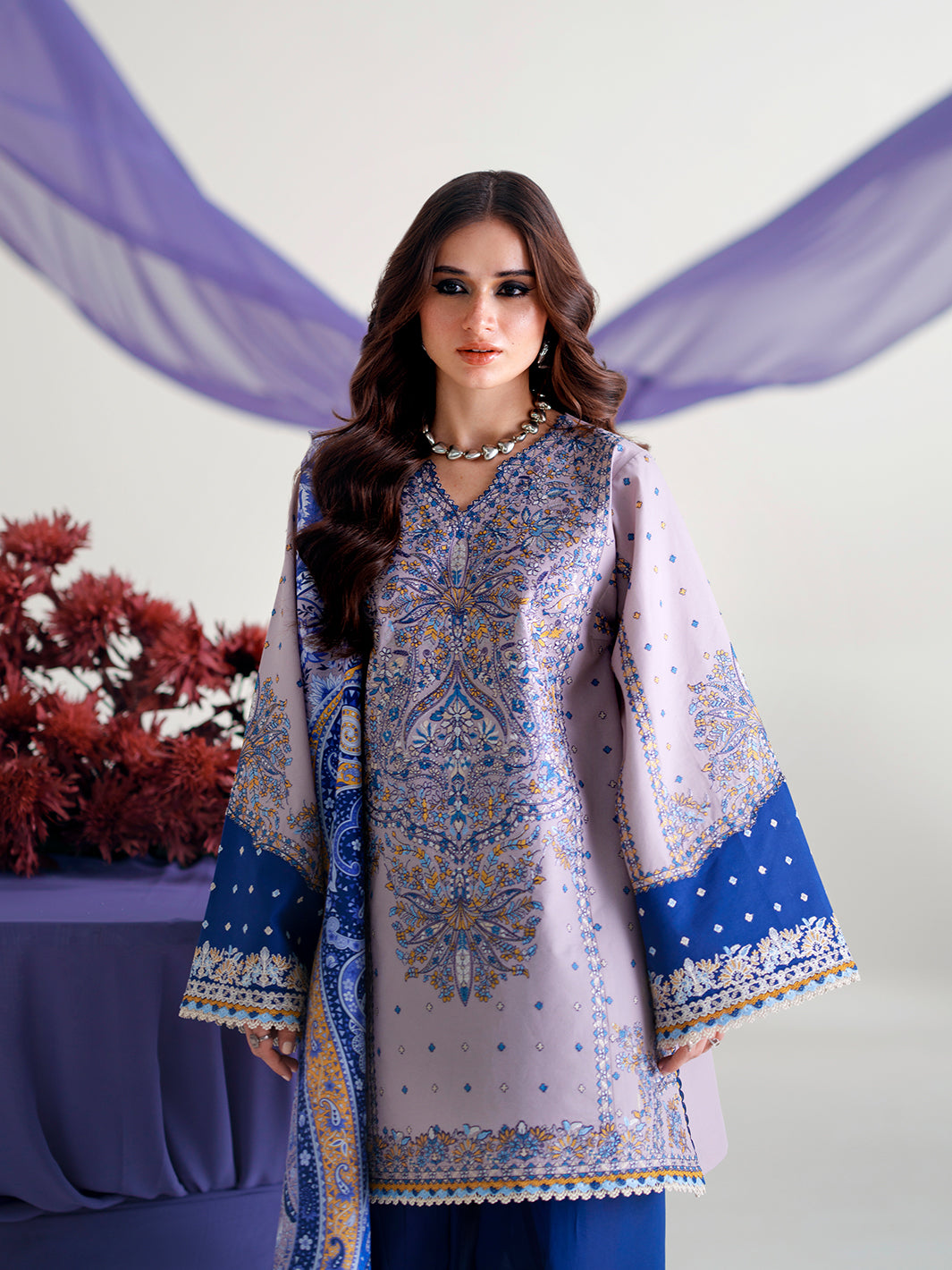 BIn ilyas | Amour Luxury Lawn '26 | 182-B