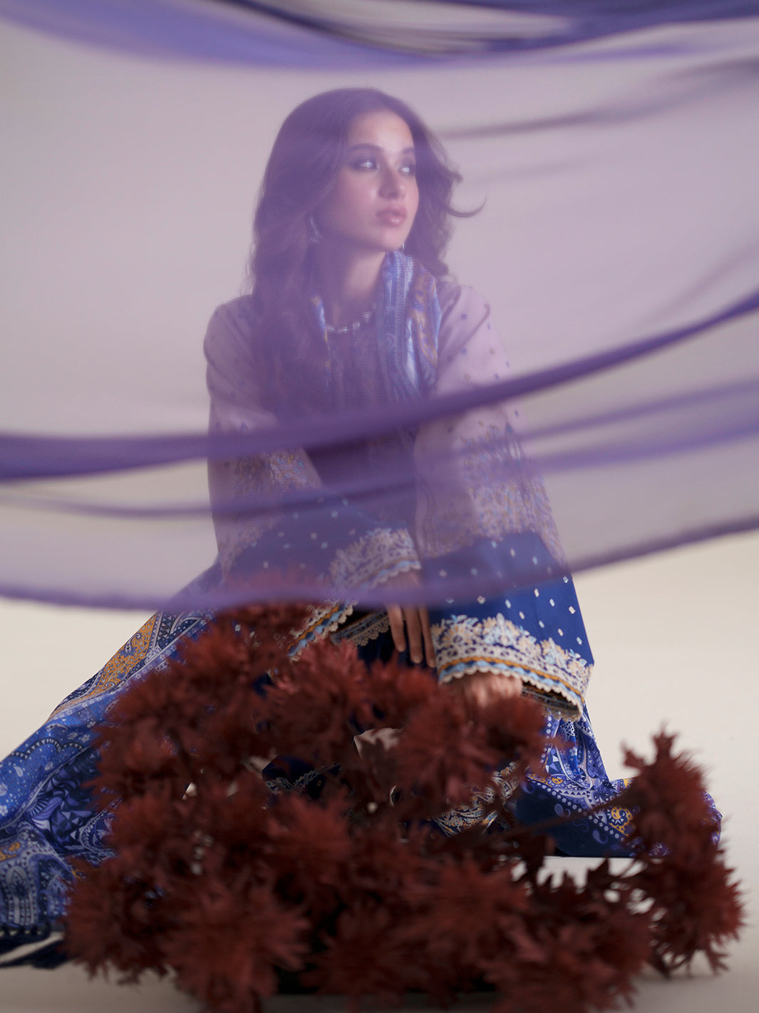 BIn ilyas | Amour Luxury Lawn '26 | 182-B