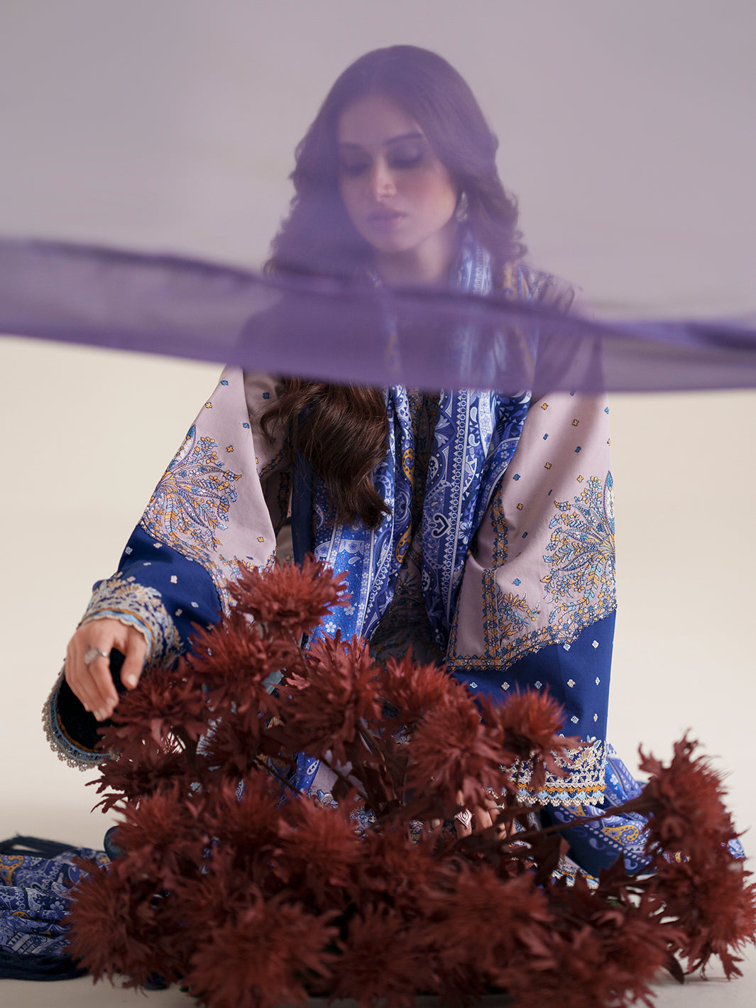BIn ilyas | Amour Luxury Lawn '26 | 182-B
