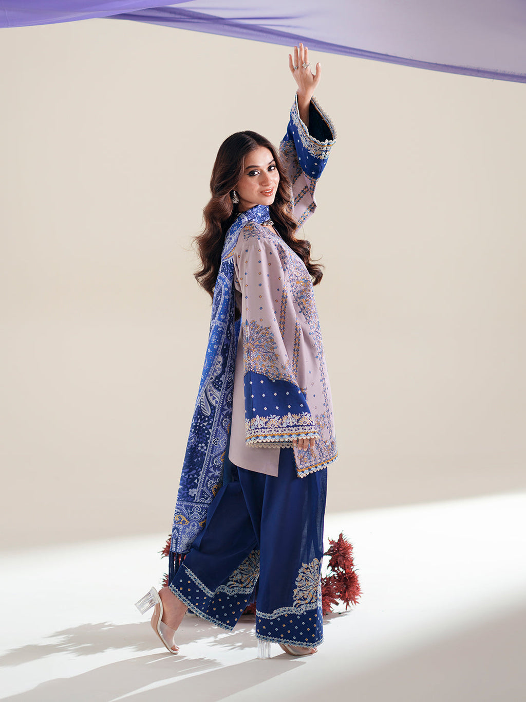 BIn ilyas | Amour Luxury Lawn '26 | 182-B