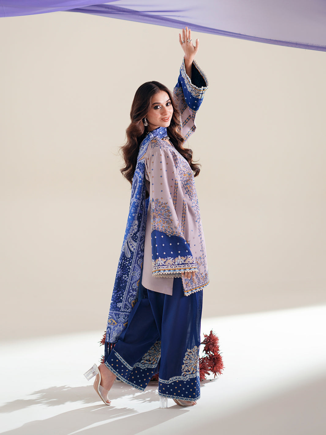 BIn ilyas | Amour Luxury Lawn '26 | 182-B