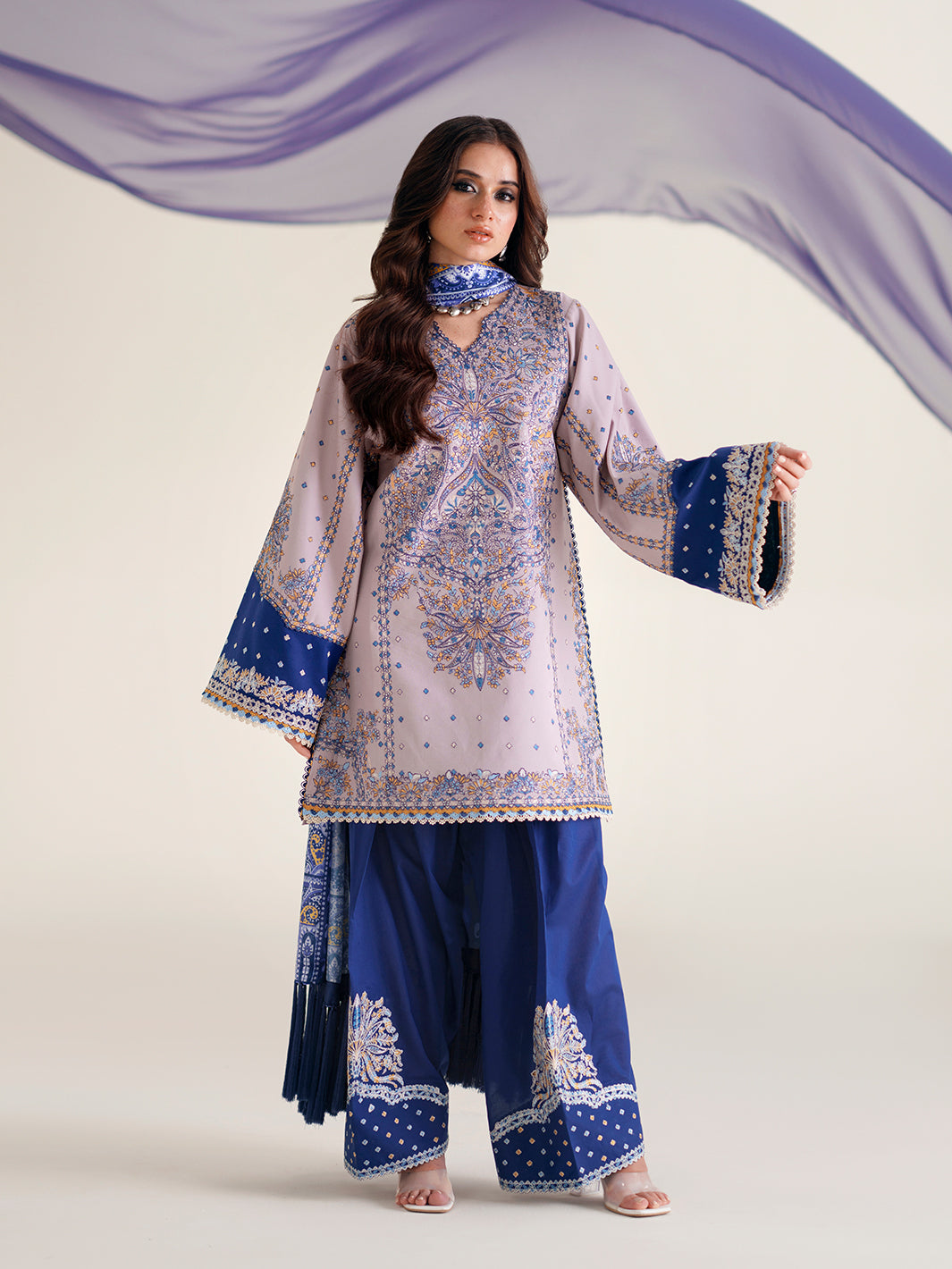 BIn ilyas | Amour Luxury Lawn '26 | 182-B