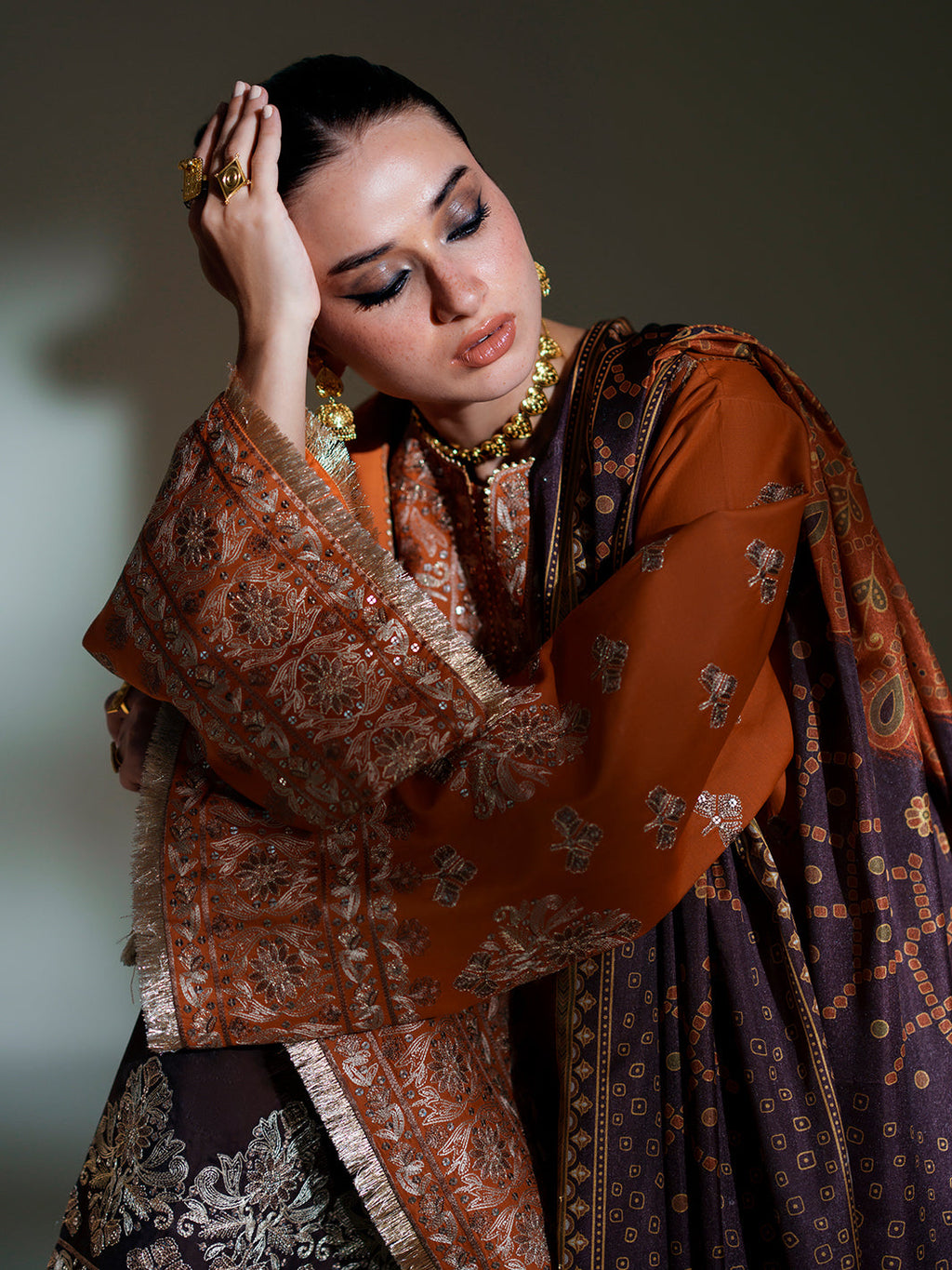 BIn ilyas | Amour Luxury Lawn '26 | 183-A