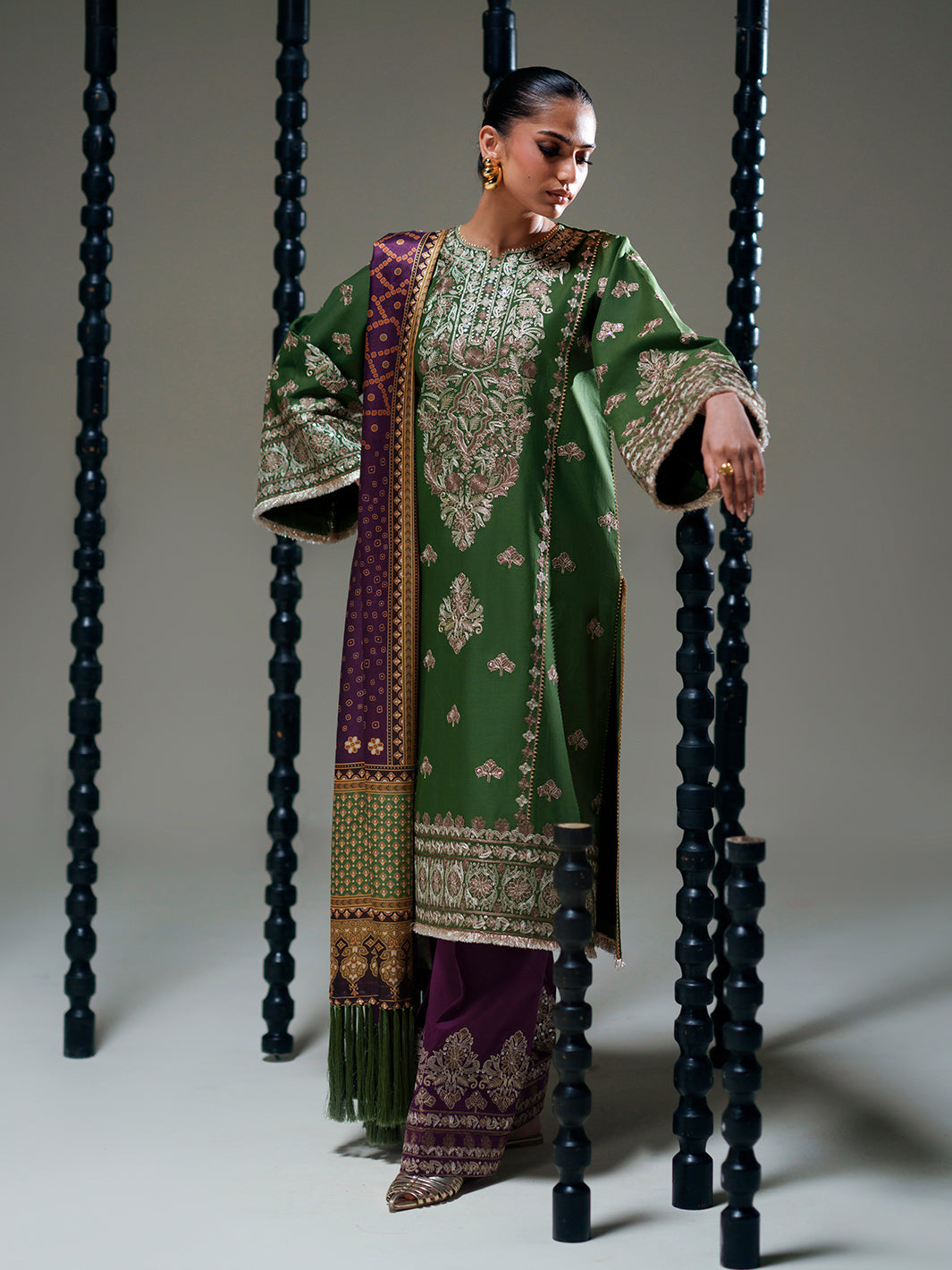 BIn ilyas | Amour Luxury Lawn '26 | 183-B