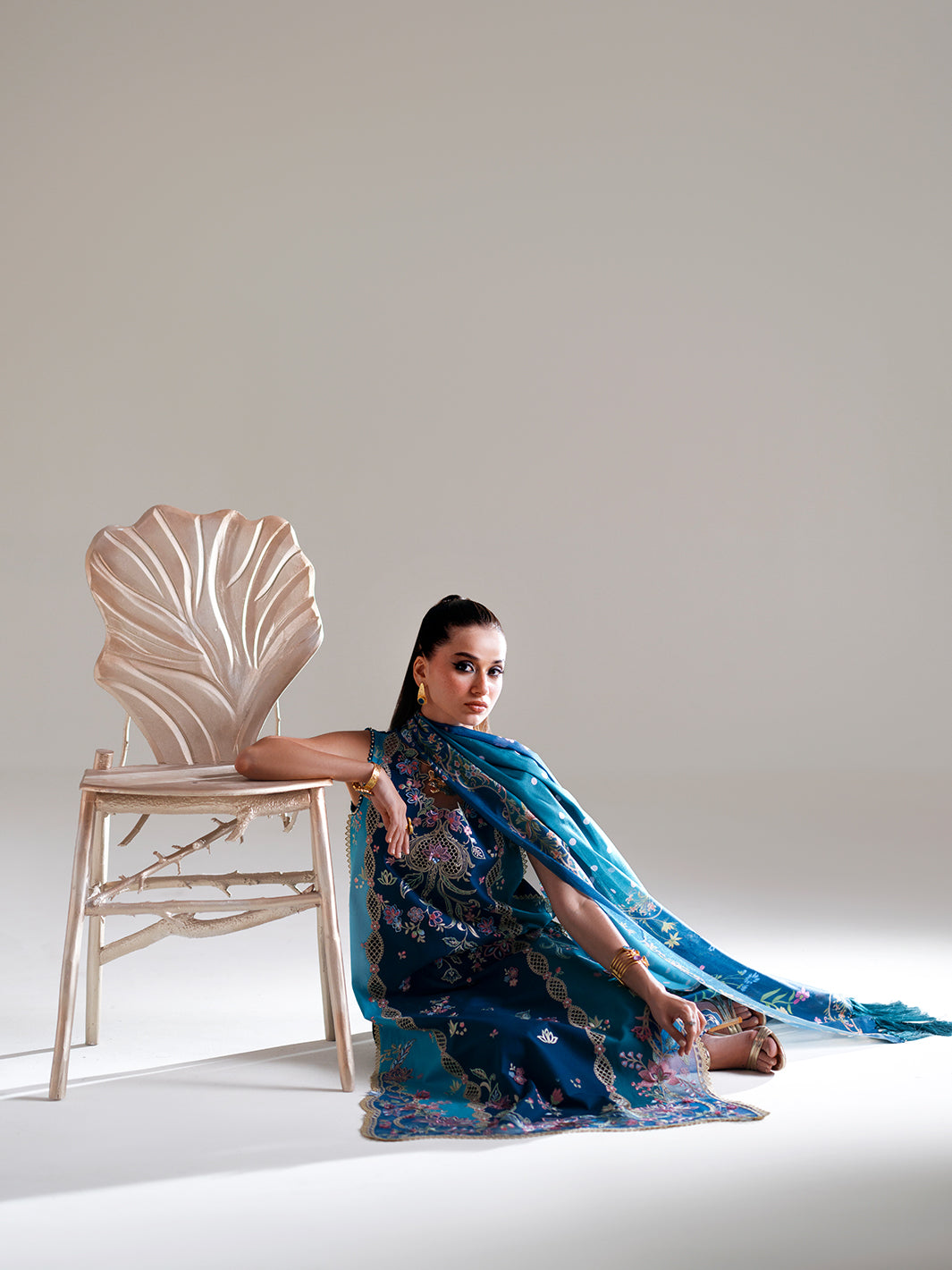 BIn ilyas | Amour Luxury Lawn '26 | 184-A