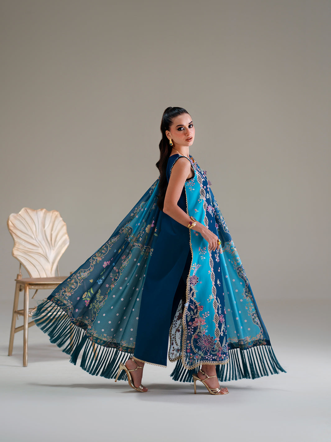 BIn ilyas | Amour Luxury Lawn '26 | 184-A