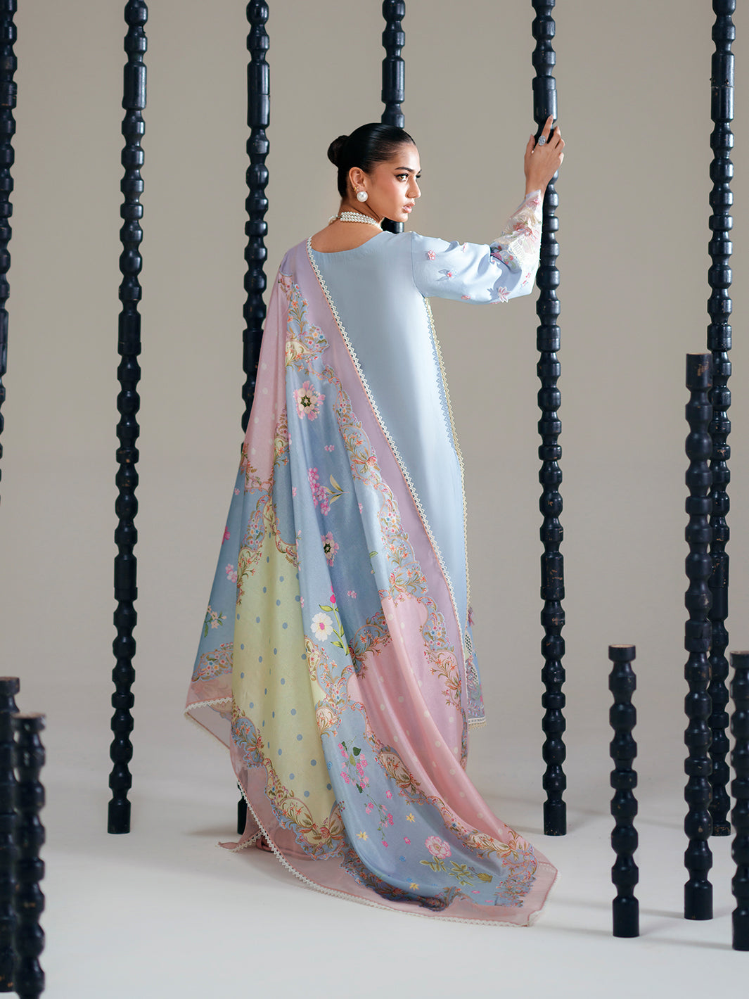 BIn ilyas | Amour Luxury Lawn '26 | 184-B