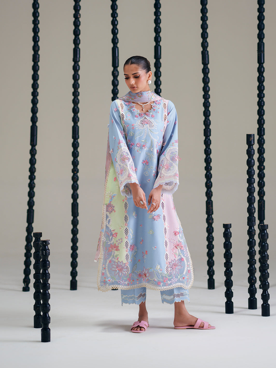 BIn ilyas | Amour Luxury Lawn '26 | 184-B