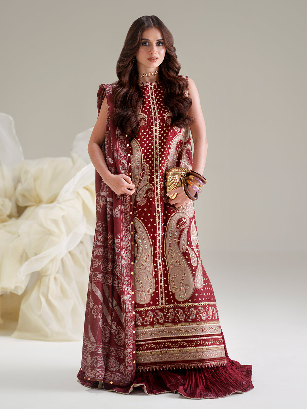 BIn ilyas | Amour Luxury Lawn '26 | 185-A