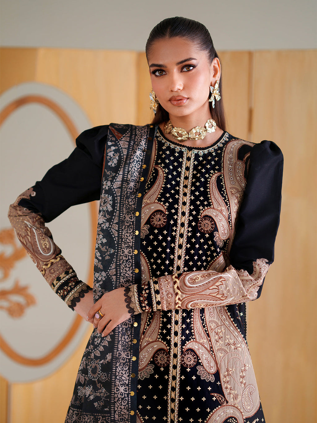 BIn ilyas | Amour Luxury Lawn '26 | 185-B