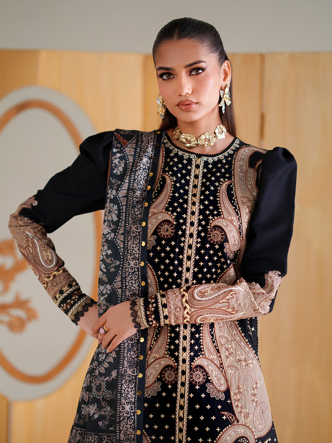 BIn ilyas | Amour Luxury Lawn '26 | 185-B