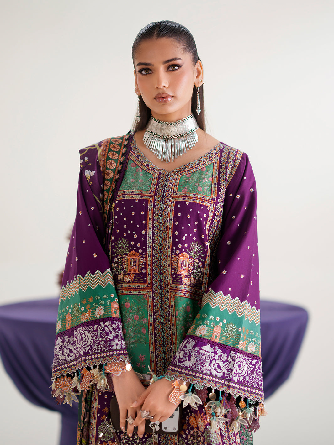 BIn ilyas | Amour Luxury Lawn '26 | 186-A
