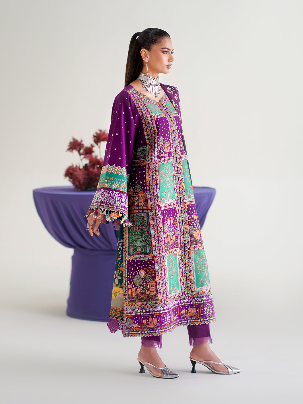 BIn ilyas | Amour Luxury Lawn '26 | 186-A