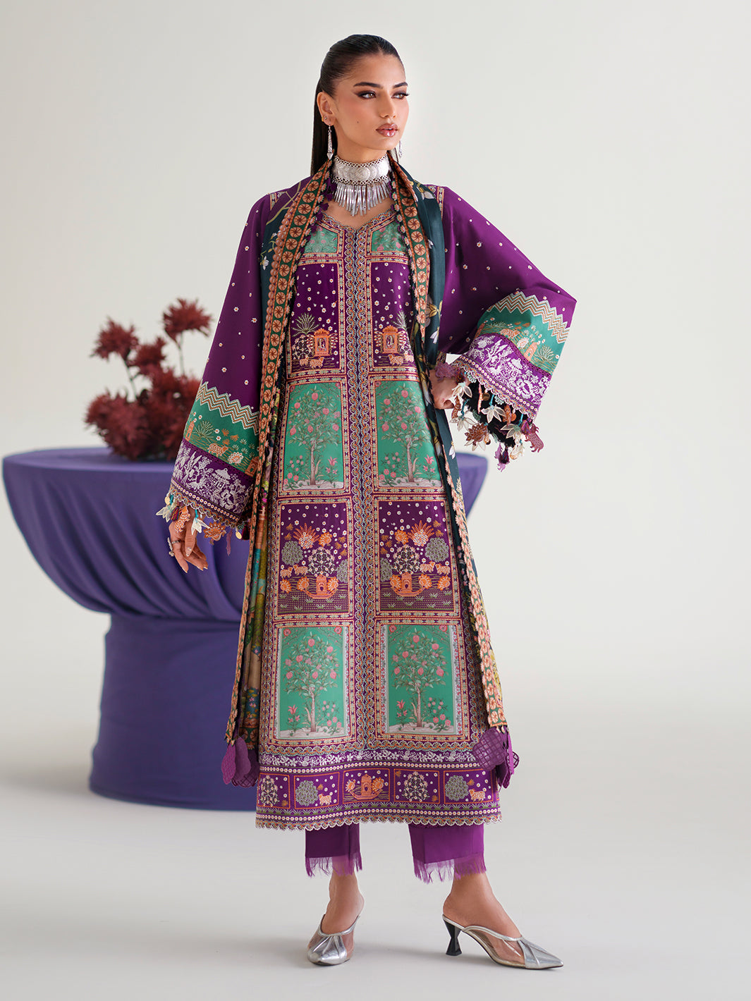 BIn ilyas | Amour Luxury Lawn '26 | 186-A