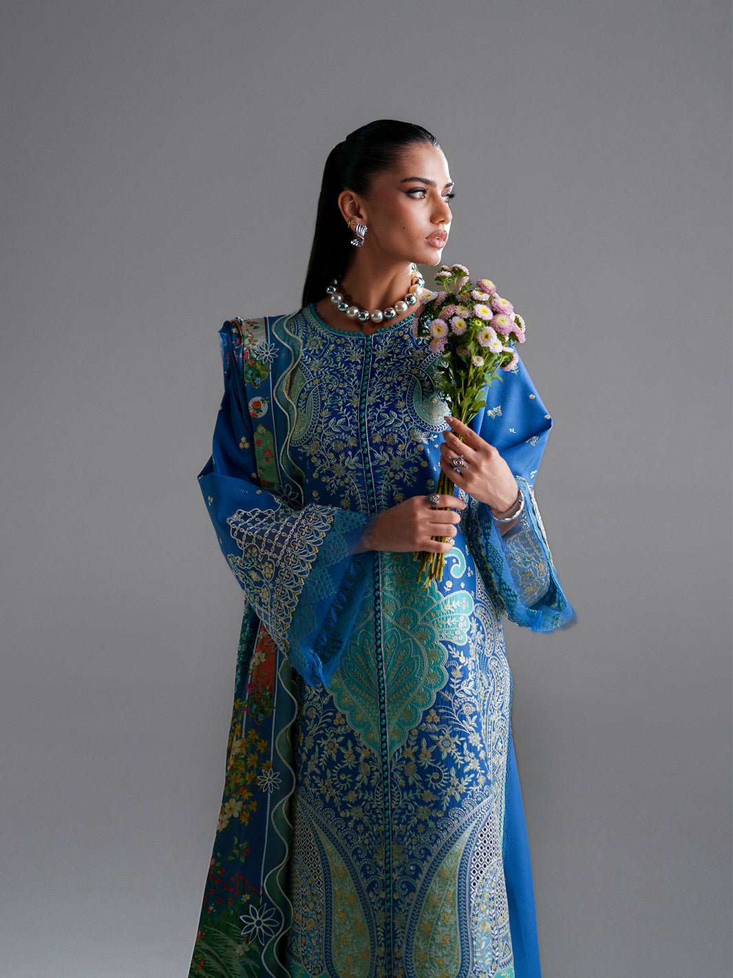 BIn ilyas | Amour Luxury Lawn '26 | 187-A