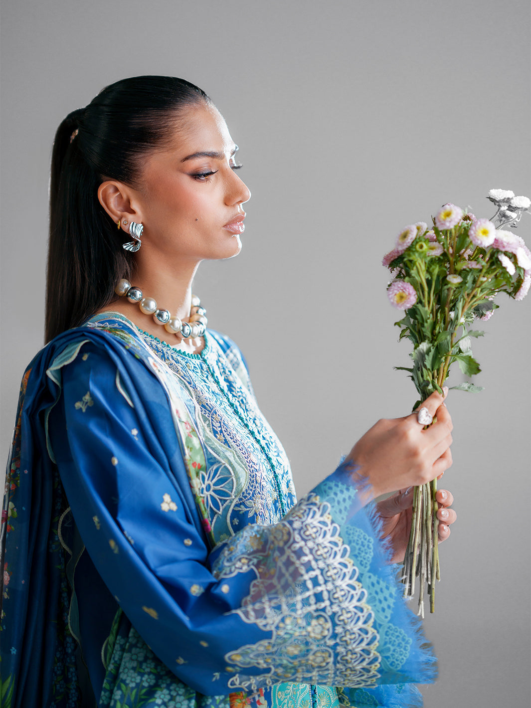 BIn ilyas | Amour Luxury Lawn '26 | 187-A