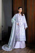 Naqsh | Midnight Meadow Lawn | Lavender