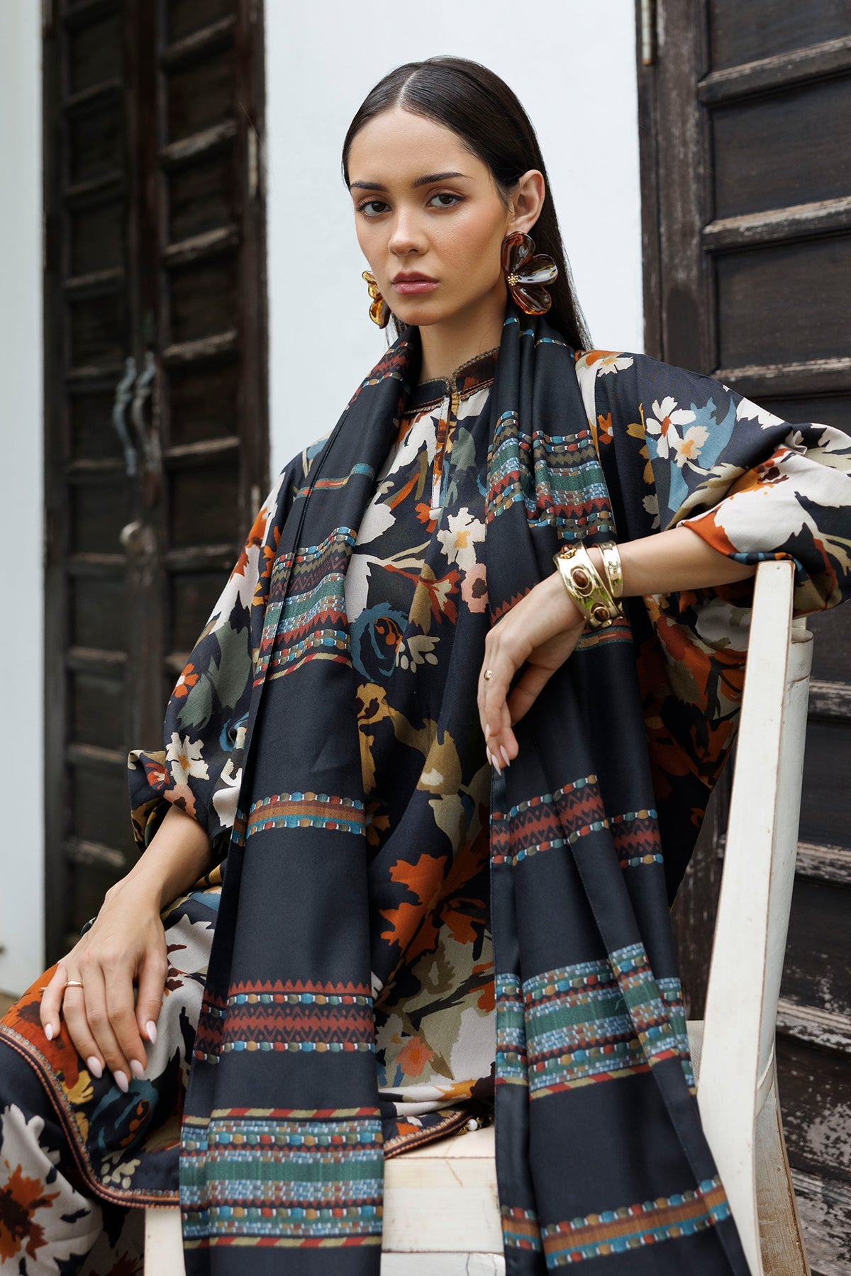 Baroque | Digital Printed Viscose Winter | SF-4561