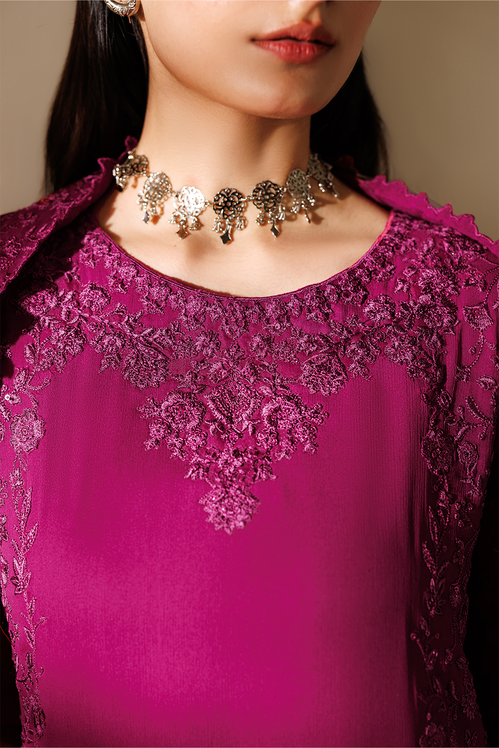 Iznik | Semi Formals -  Embroidered Chiffon | CC-93