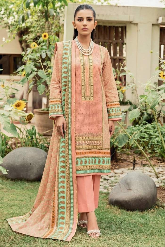 Reyah | Printed Lawn Suit | 1356