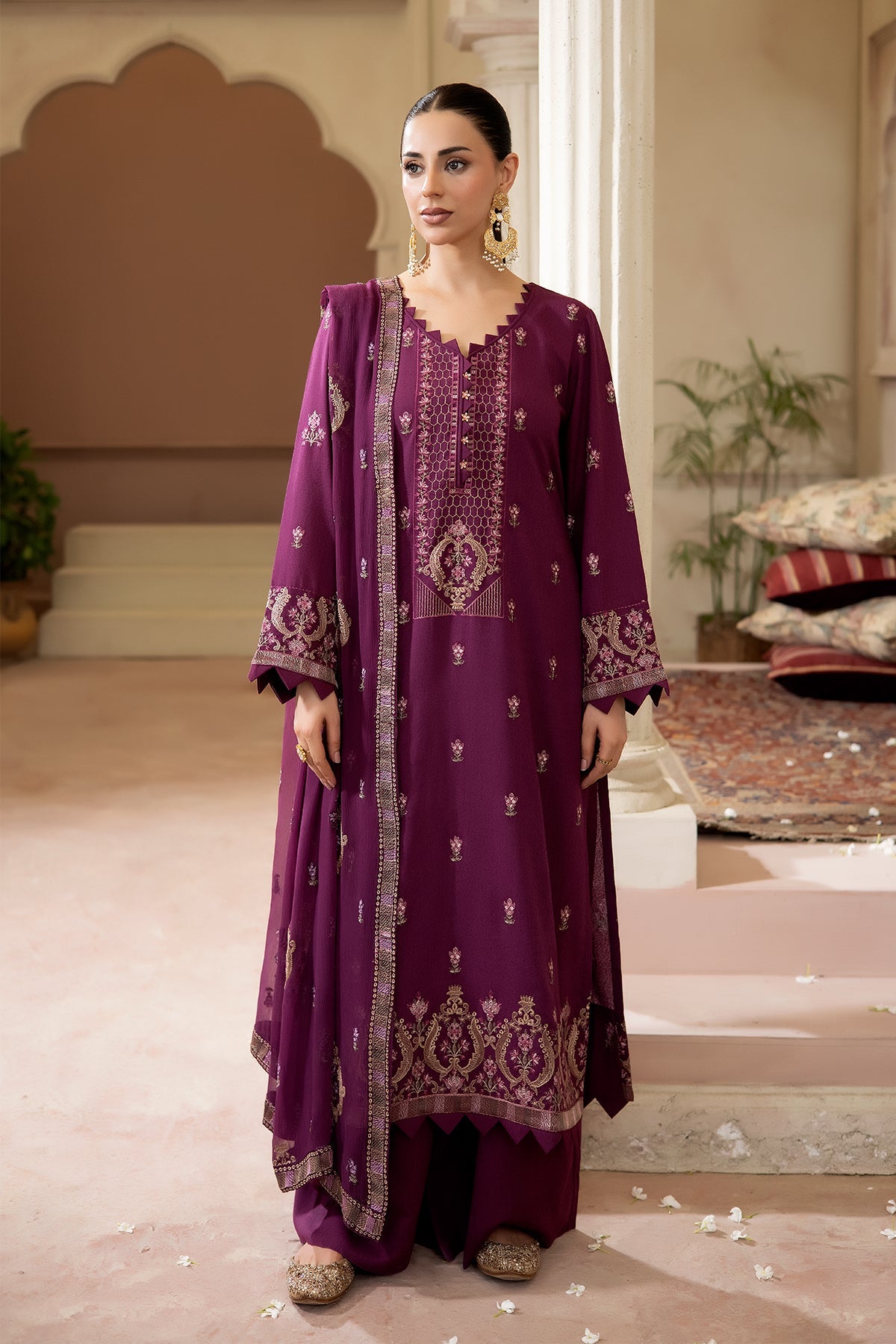 Noor E Fajar | Beena Embroidered Karandi | KR-307