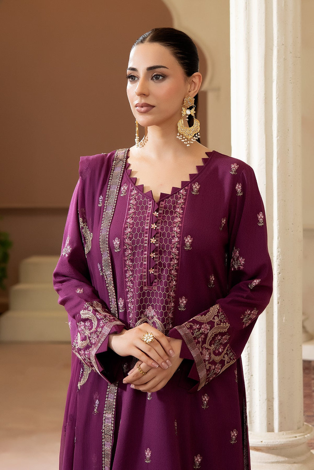 Noor E Fajar | Beena Embroidered Karandi | KR-307