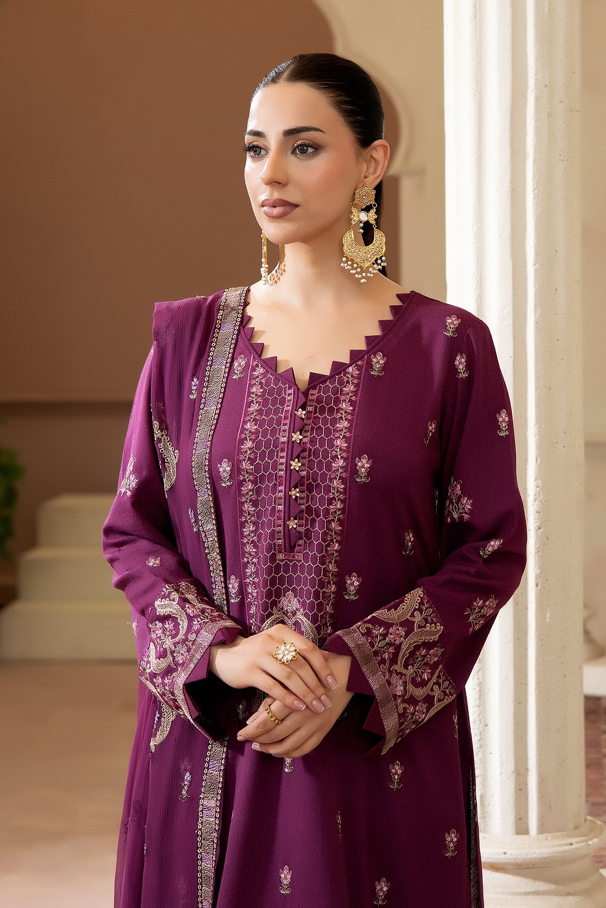 Noor E Fajar | Beena Embroidered Karandi | KR-307