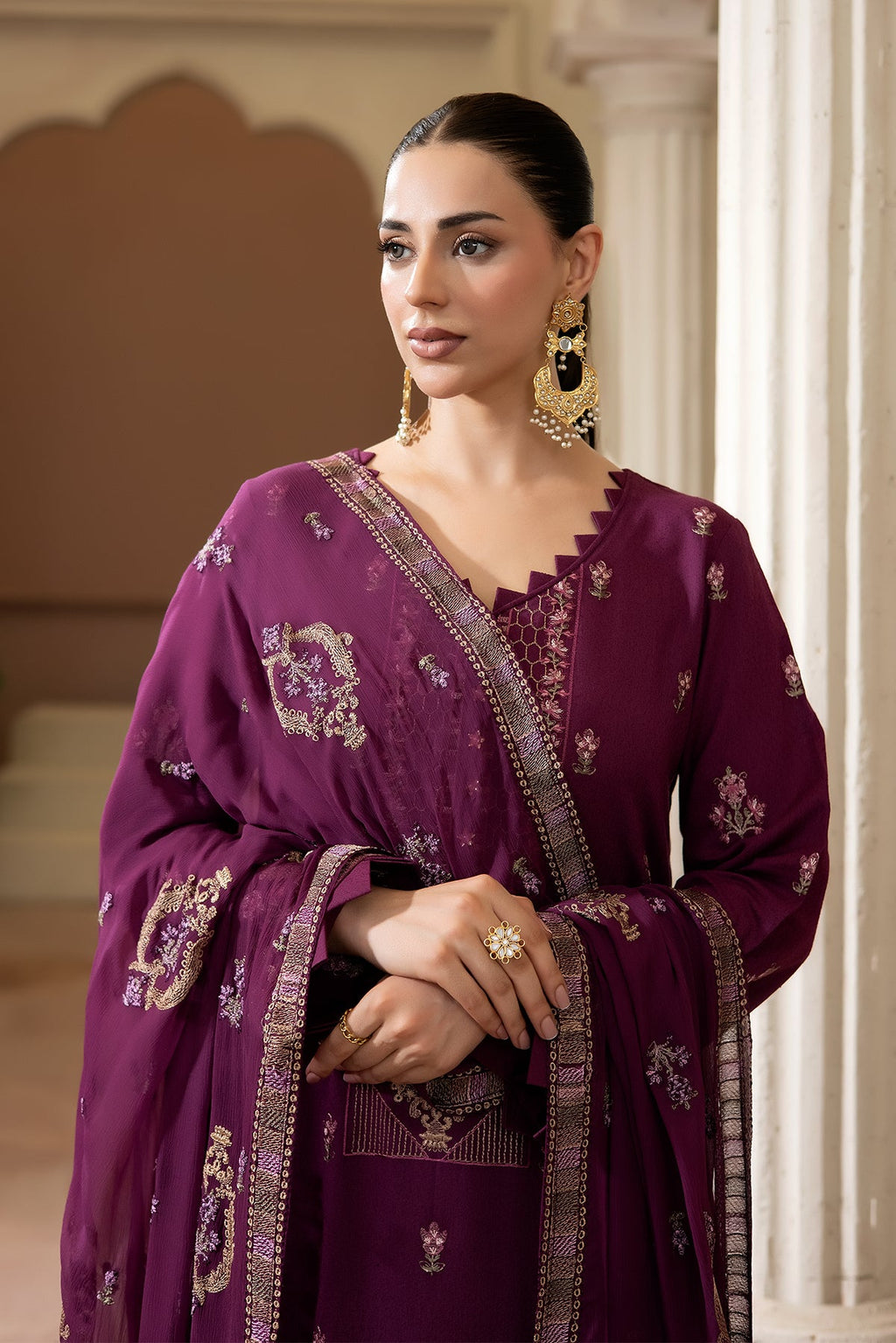 Noor E Fajar | Beena Embroidered Karandi | KR-307