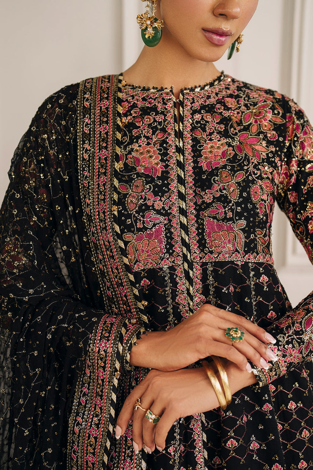 Baroque | EMBROIDERED CHIFFON | UF-4156