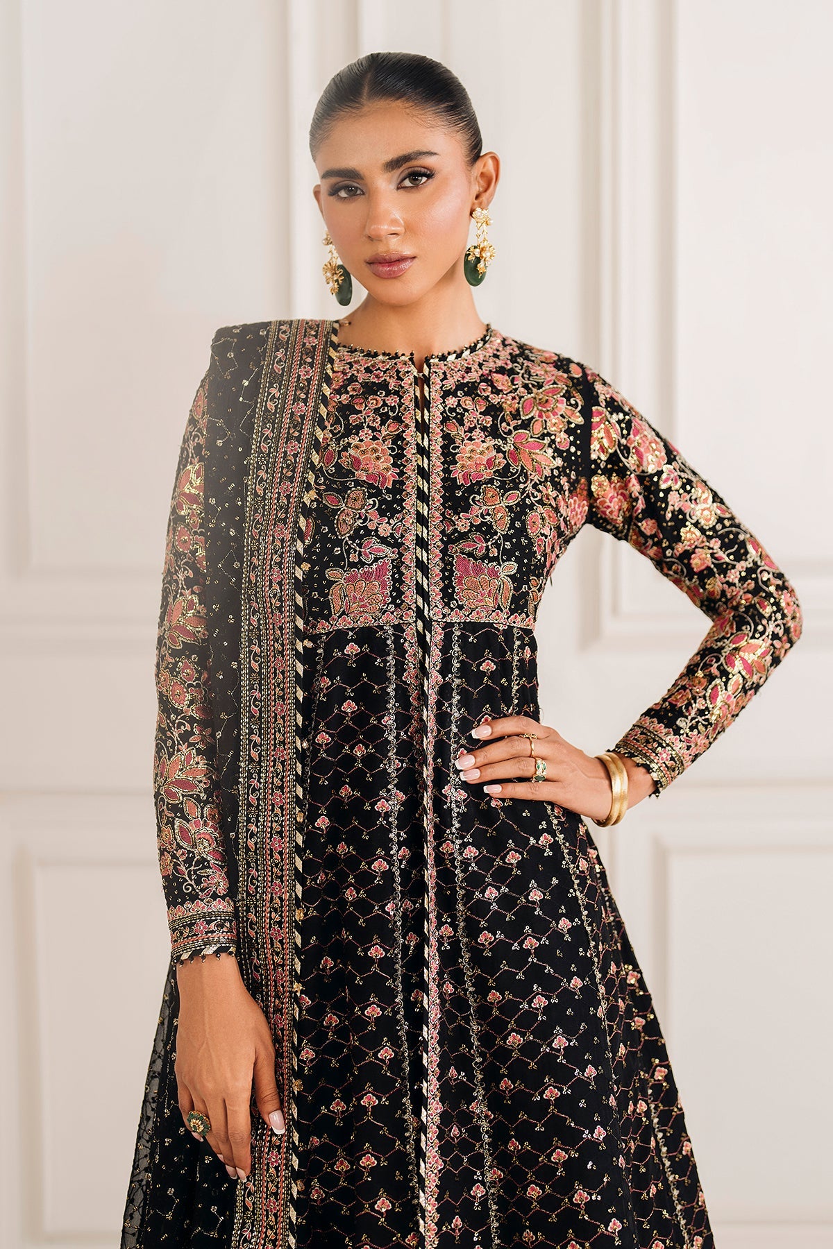 Baroque | EMBROIDERED CHIFFON | UF-4156