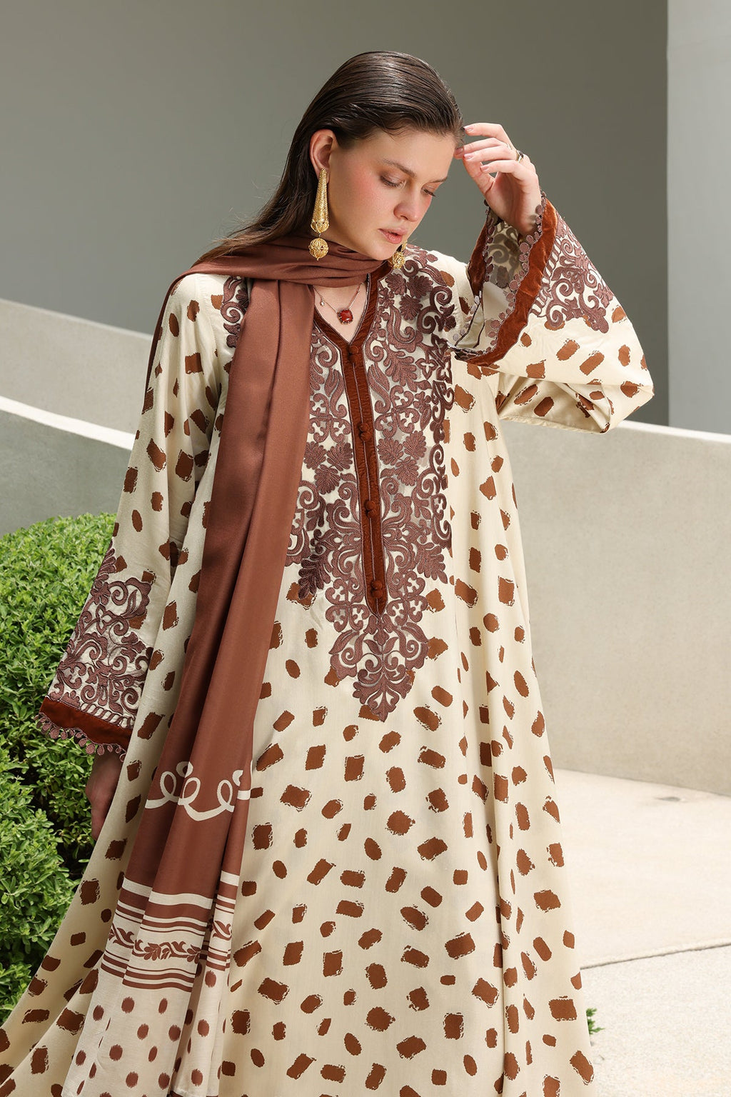 Baroque | Digital Printed Viscose Winter | SF-4558