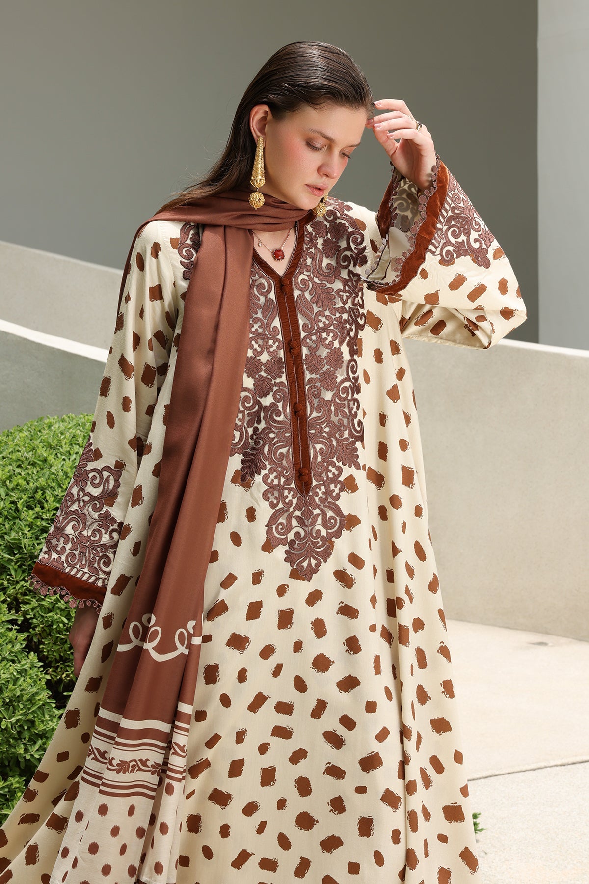 Baroque | Digital Printed Viscose Winter | SF-4558