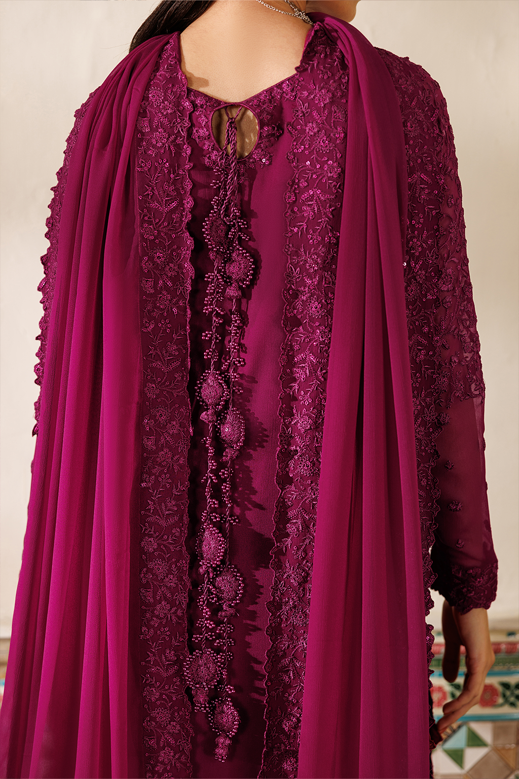 Iznik | Semi Formals -  Embroidered Chiffon | CC-93