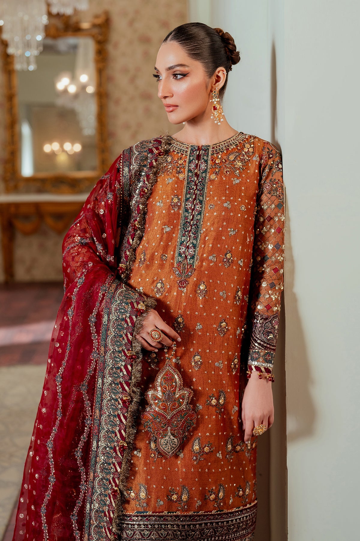 Baroque | EMBROIDERED NET | CH13-01