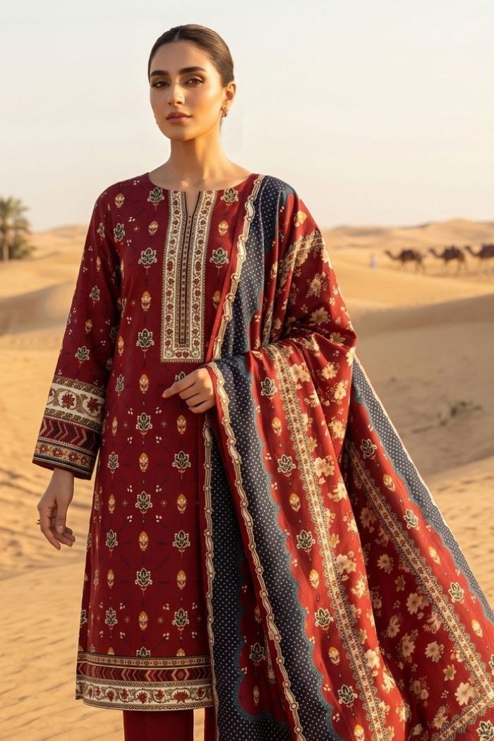 Fatima Maryam | 3 Pcs Printed Lawn | FM-49