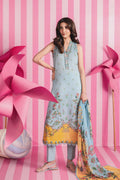 MARIA B | 3 Pc Unstitched Embroidered Lawn Suit | MB-CUSV13-01B