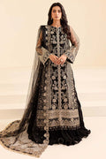 Farasha | Embroidered Festive | Coral Charm