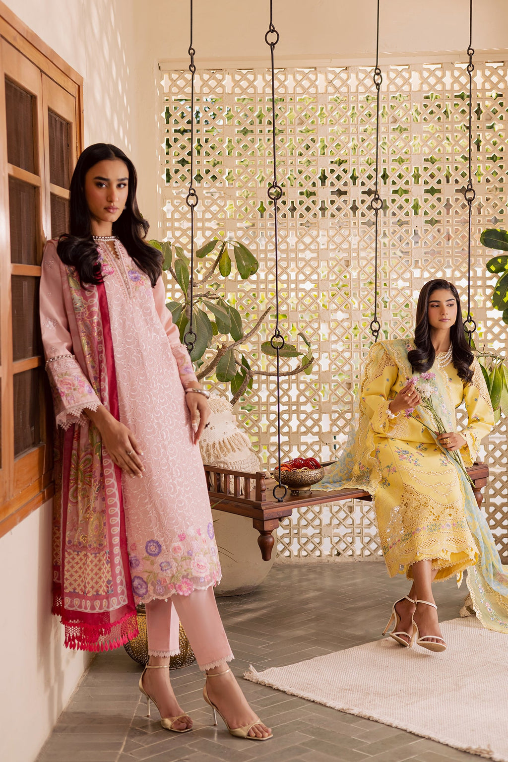Raj bari | Selene Premium Festive Lawn | Noore'