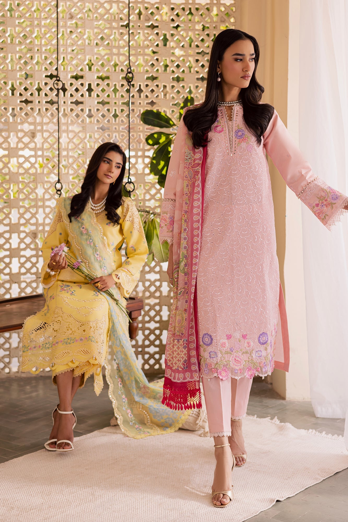 Raj bari | Selene Premium Festive Lawn | Noore'