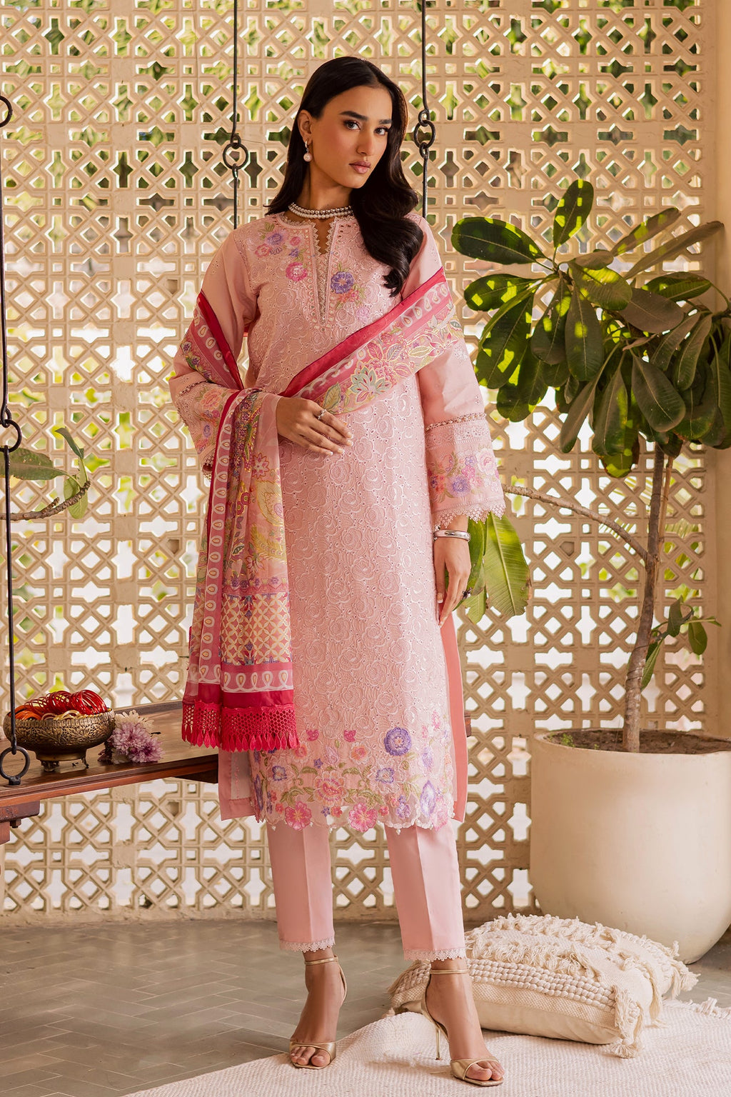 Raj bari | Selene Premium Festive Lawn | Noore'