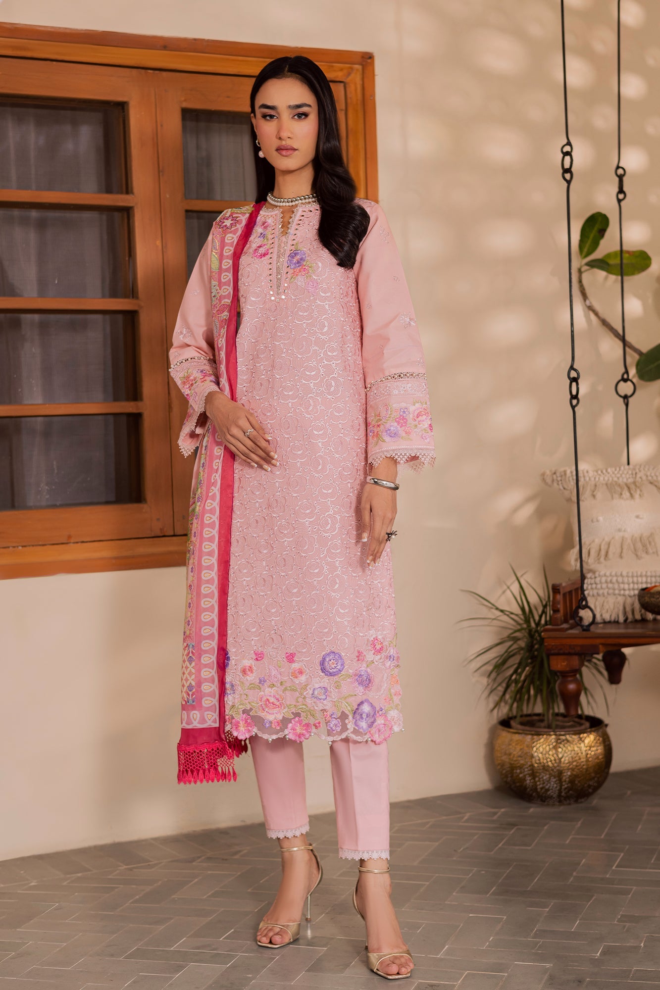 Raj bari | Selene Premium Festive Lawn | Noore'
