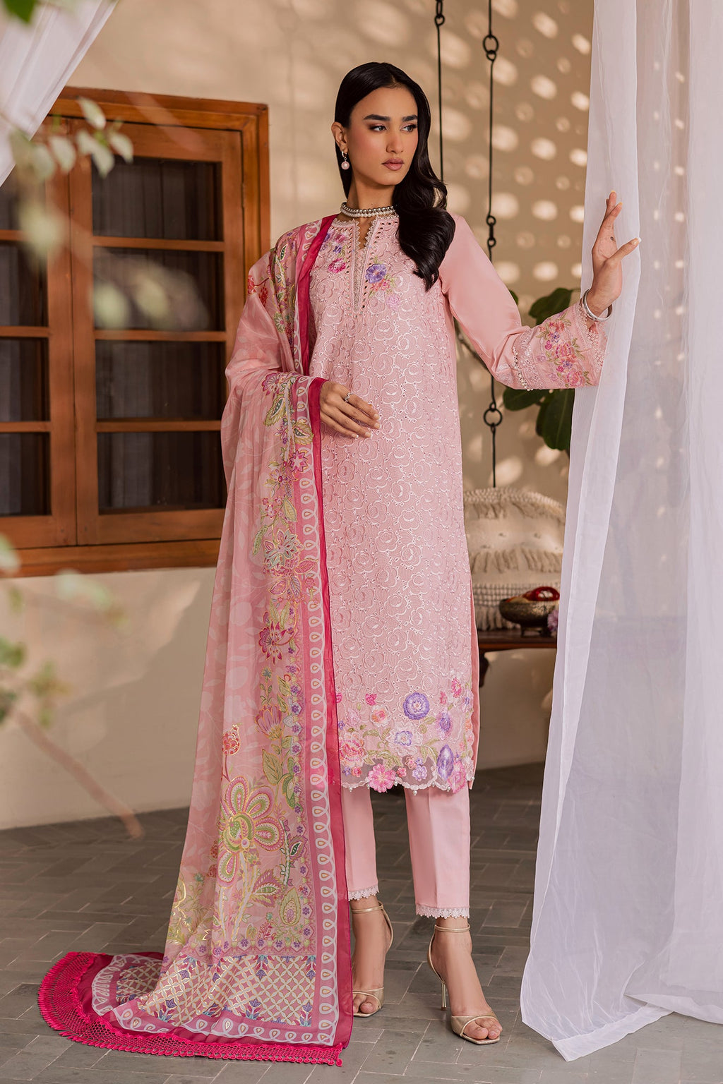 Raj bari | Selene Premium Festive Lawn | Noore'
